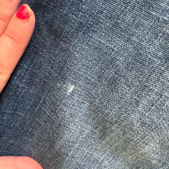 Dark wash Gap real straight denim jeans size 32r - Picture 4 of 5